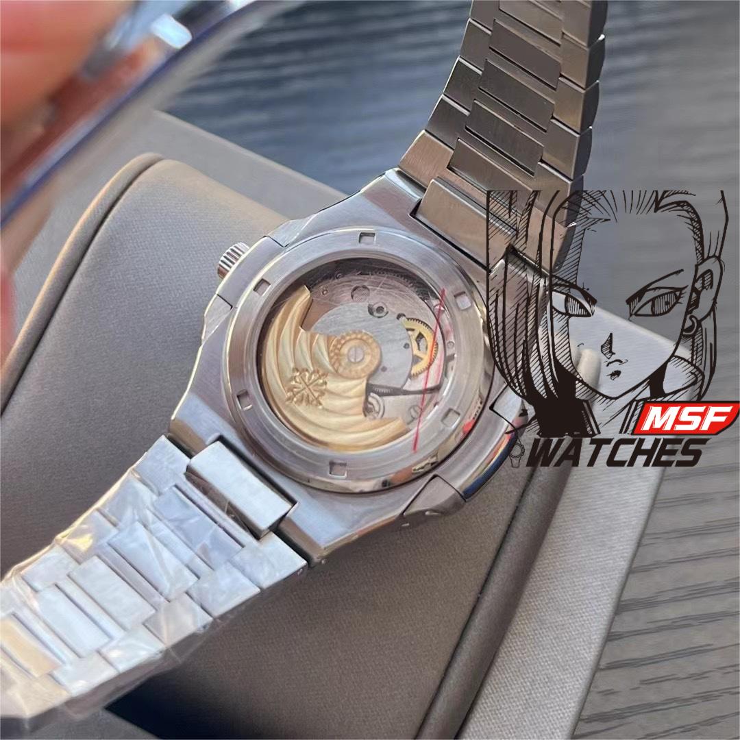 Patek Philippe Aquanaut Series 5968A-001, Brown Dial Dial, 42.2mm size.