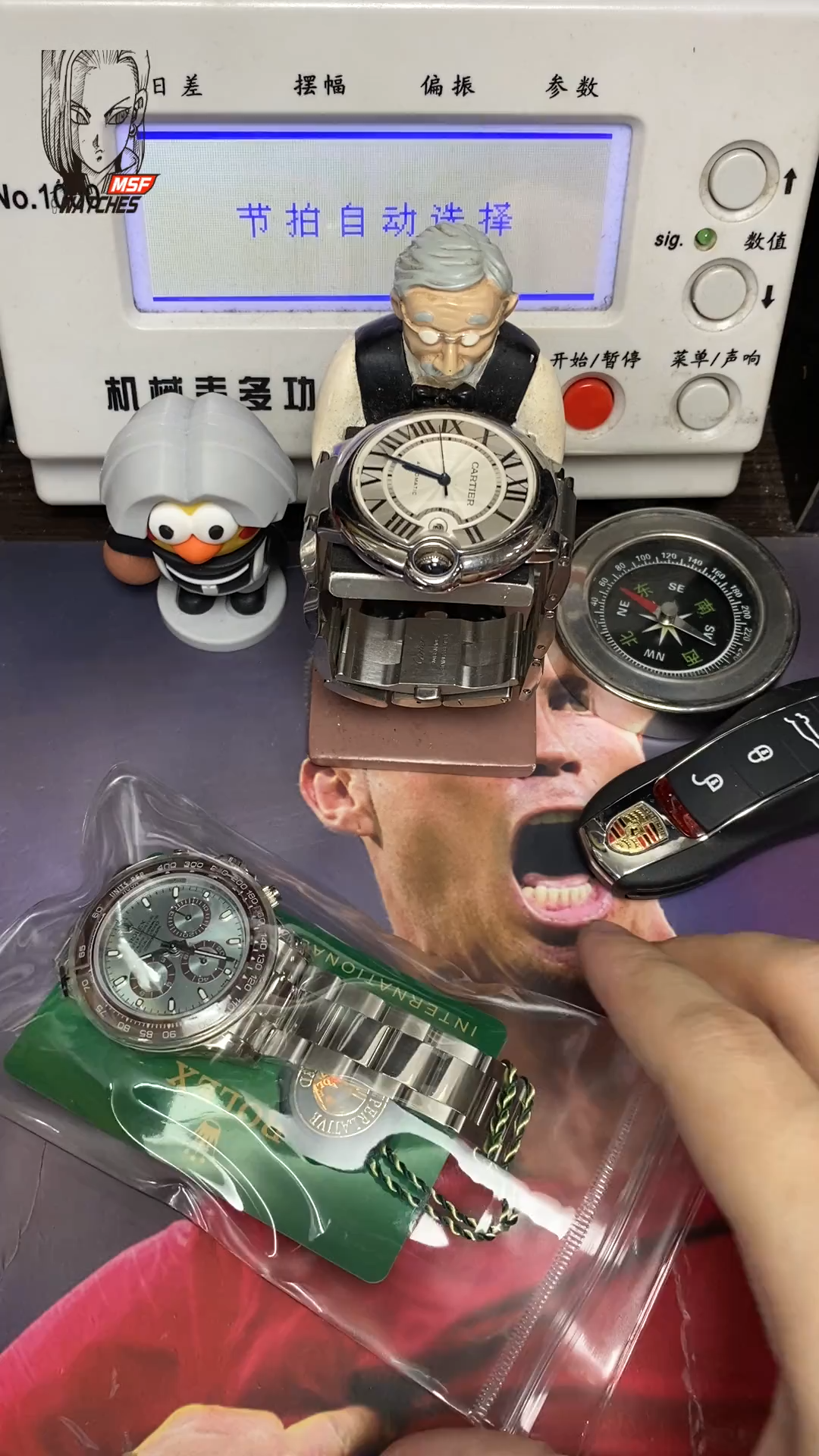 Rolex Cosmograph Daytona M116506-0001, Ice Blue Dial, 40mm size.