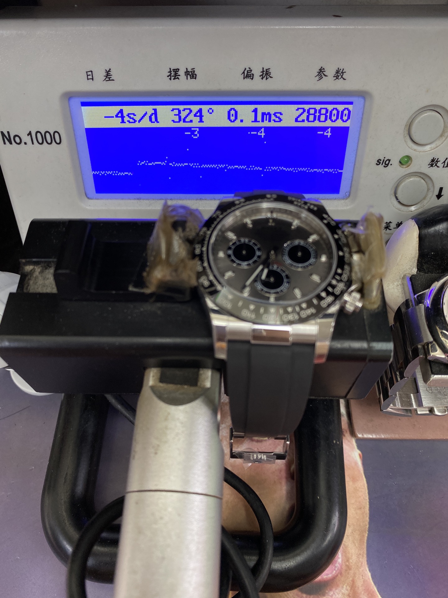 Rolex Cosmograph Daytona Series 116519ln-0024, gray dial and ceramic bezel, 40mm size.