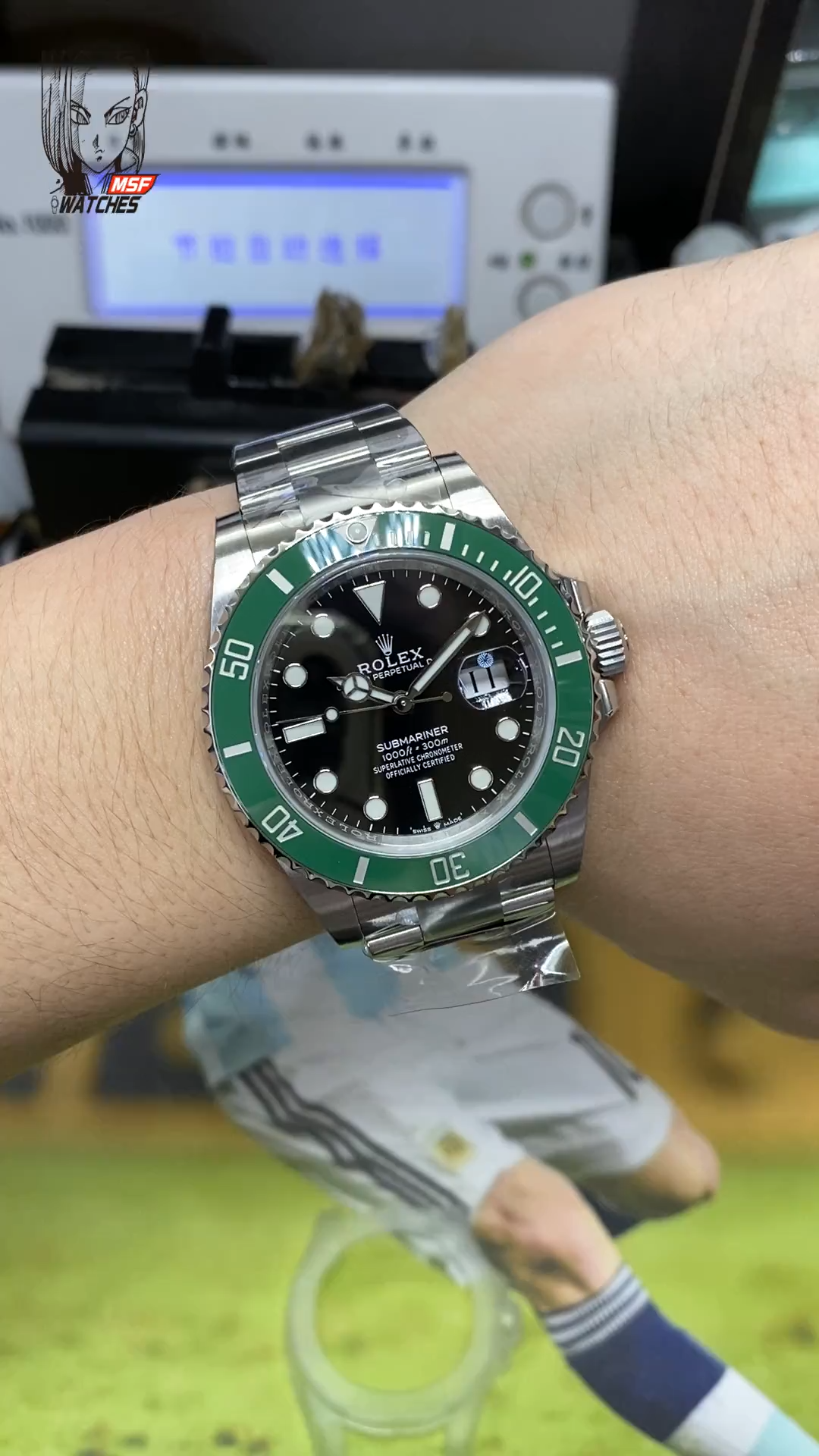 Rolex Submariner Series m126610lv-0002, New Green Hulk 