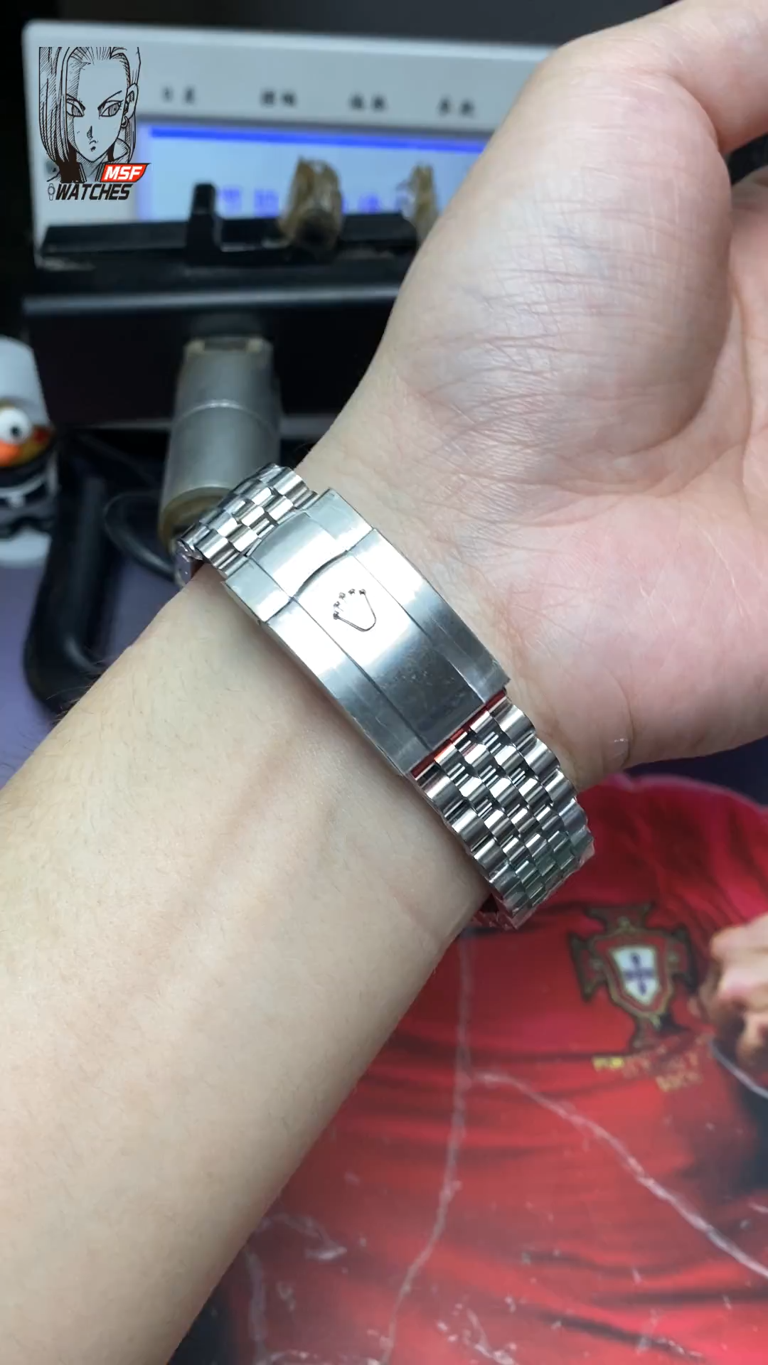 Rolex Datejust series m126334-0032, Blue Checkerboard Dial, 41mm size, Jubilee stainless steel bracelet.