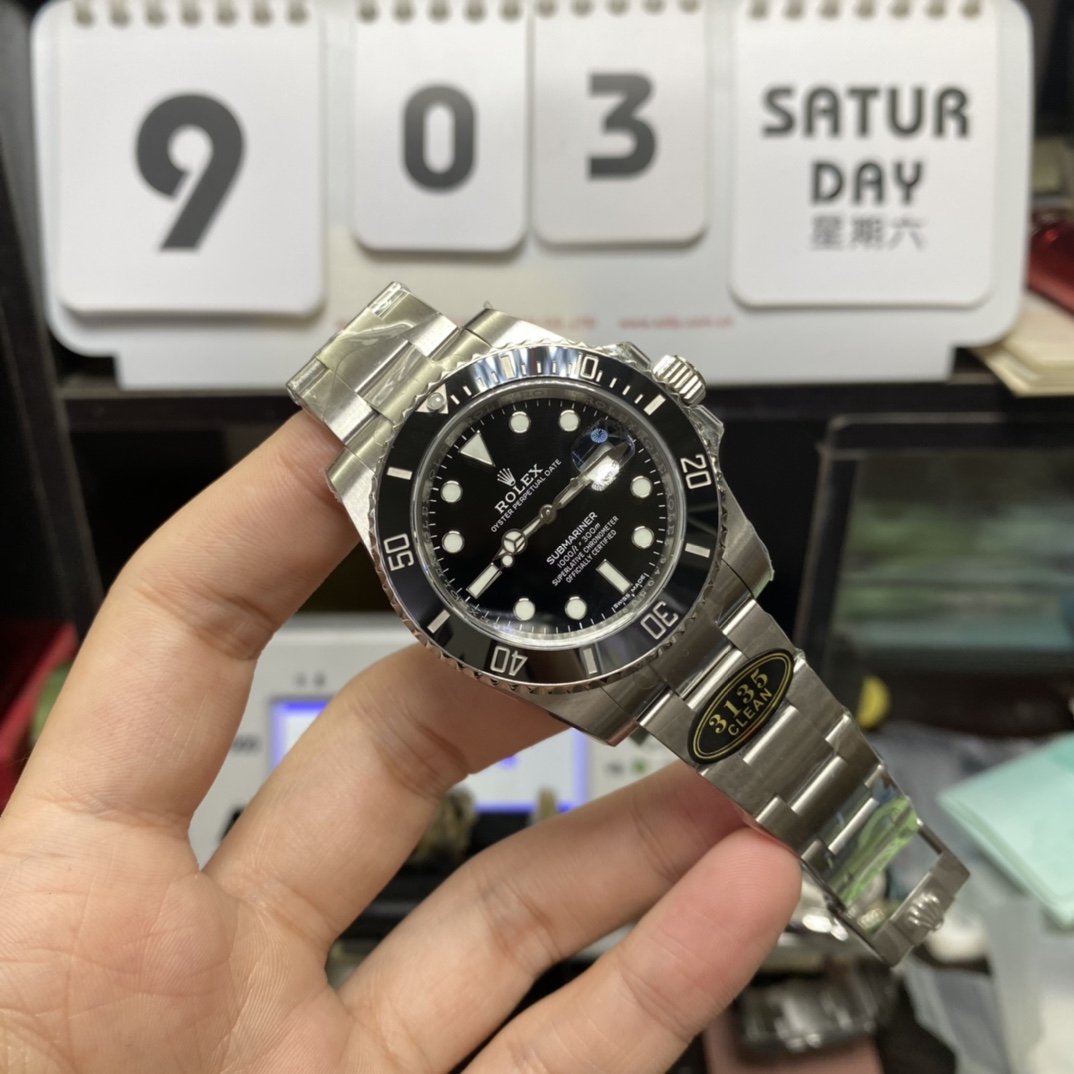 Rolex Submariner Series 116610LN-0001, Black Dial Black Ghost, 40mm size.