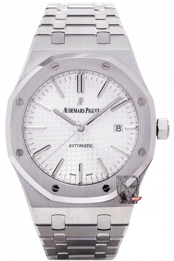 Audemars Piguet Royal Oak Offshore Series 15400ST.OO.1220ST.02, White Dial with Stainless Steel Bracelet, 41mm Size.