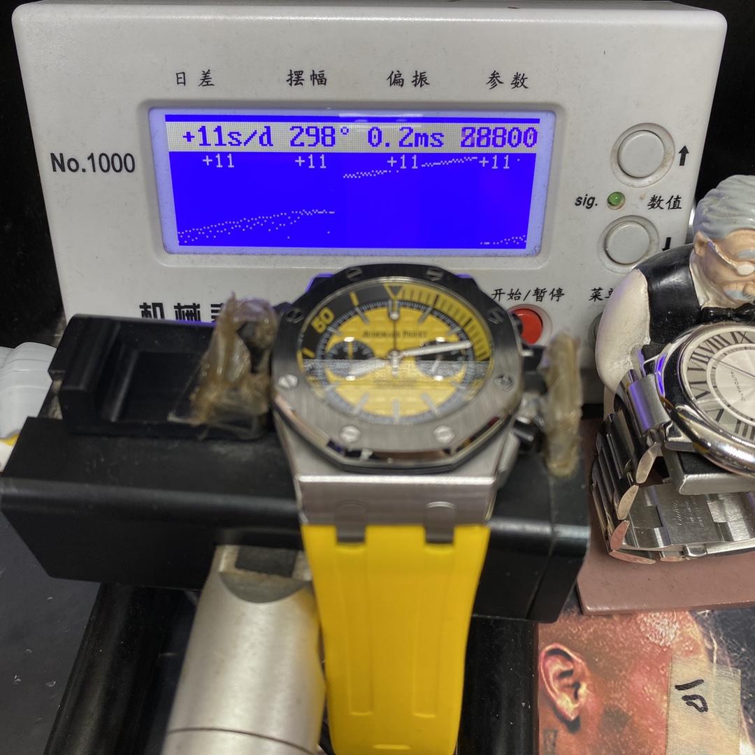 Audemars Piguet Royal Oak Offshore Series 26703ST.OO.A051CA.01, Yellow Dial, 42mm Size