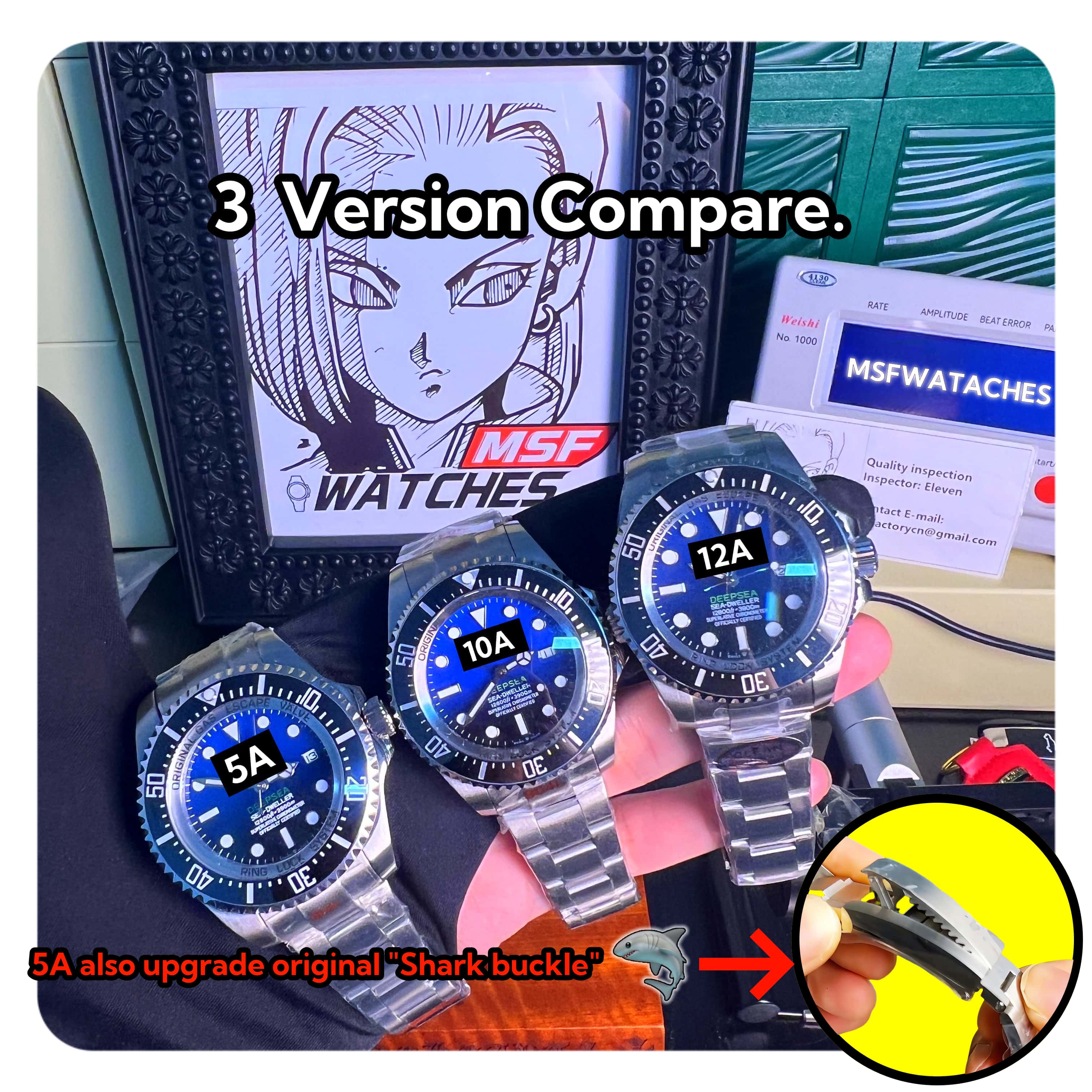 Rolex Sea-Dweller series m136660-0003, Gradient Blue Dial 