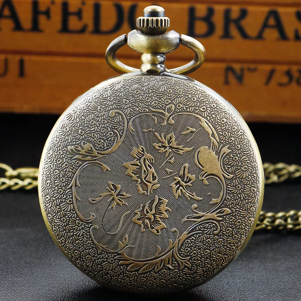 personality necklace constellations pocket watches retro pocket watches holiday gifts XH1013