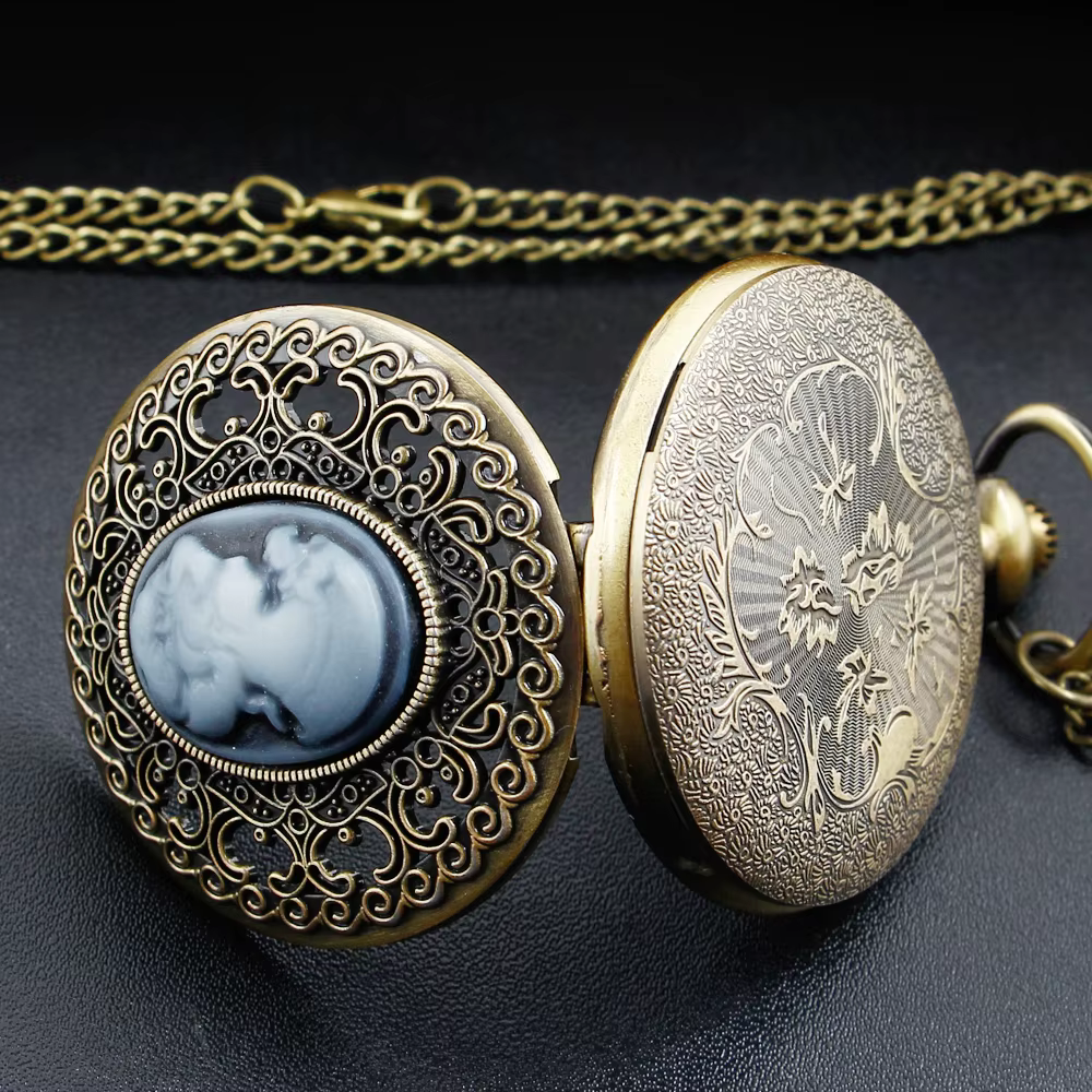 personality necklace constellations pocket watches retro pocket watches holiday gifts XH1013