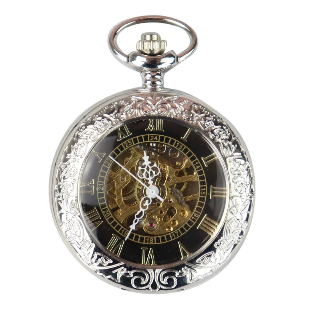 Pocket Watch Mechanical Peaky Blinders Hunter Automatic