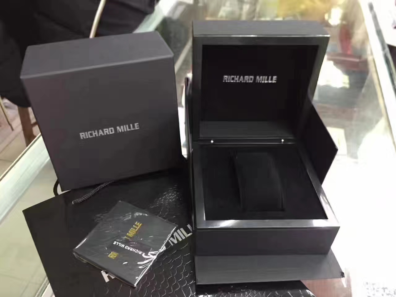 Richard mille Original Full set Box γall woodenγ